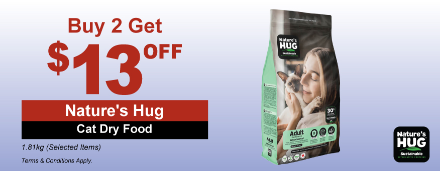 Nature's Hug Cat Dry Food Promo